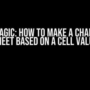 VBA Magic: How to Make a Change of Sheet based on a Cell Value